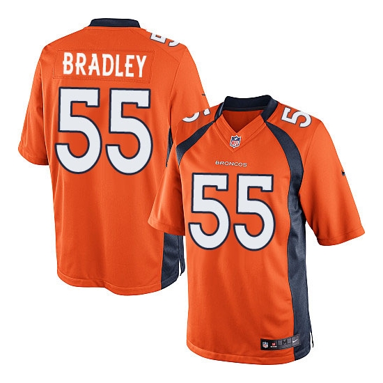 Nike Stewart Bradley Denver Broncos Limited Team Color Jersey - Orange