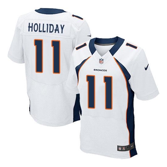 Nike Trindon Holliday Denver Broncos Elite Jersey - White