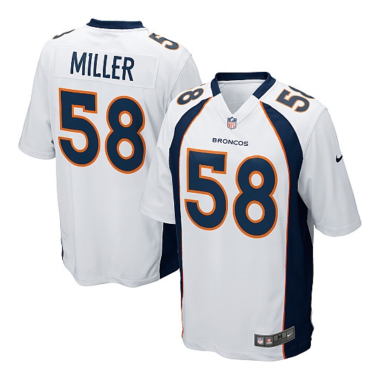 Nike Von Miller Denver Broncos Youth Elite Jersey - White