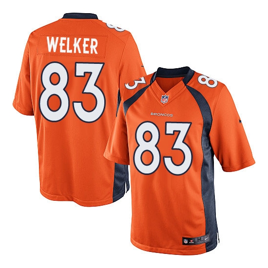 Nike Wes Welker Denver Broncos Limited Team Color Jersey - Orange