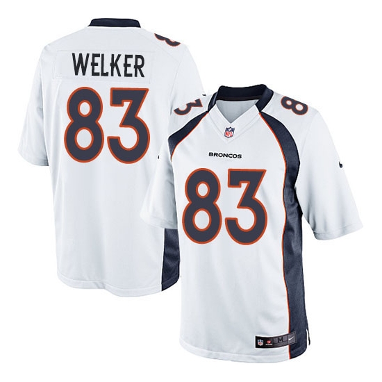 Nike Wes Welker Denver Broncos Limited Jersey - White