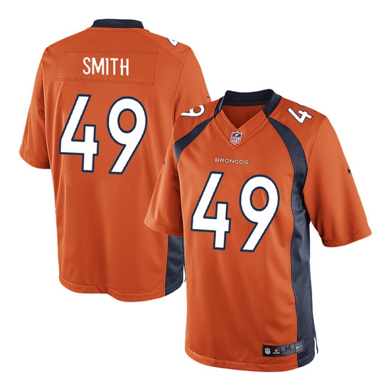 Nike Dennis Smith Denver Broncos Limited Team Color Jersey - Orange