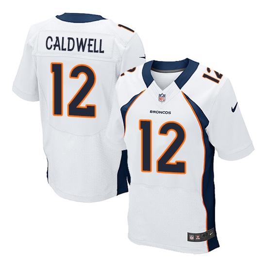 Nike Andre Caldwell Denver Broncos Elite Jersey - White
