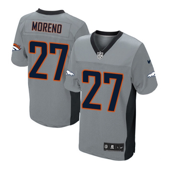 Nike Knowshon Moreno Denver Broncos Limited Jersey - Grey Shadow