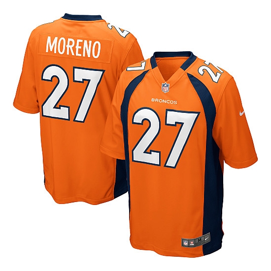 ولد هاري Nike Denver Broncos #27 Knowshon Moreno Orange Game Kids Jersey امثلة لعبة بدون كلام