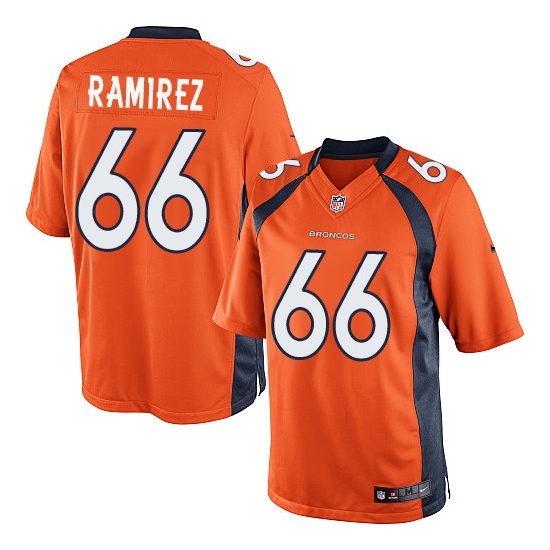 Nike Manny Ramirez Denver Broncos Limited Team Color Jersey - Orange