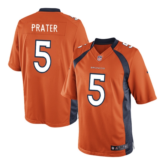Matt Prater Denver Broncos Limited Team Color Jersey - Orange
