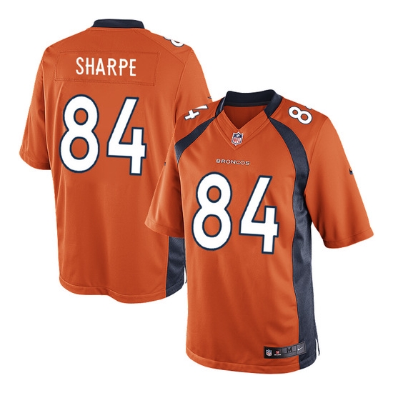 Nike Shannon Sharpe Denver Broncos Limited Team Color Jersey - Orange