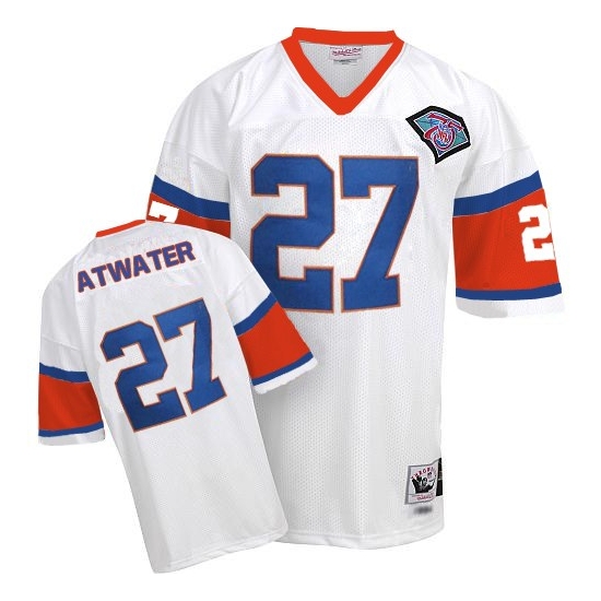 Mitchell and Ness Steve Atwater Denver Broncos With 75TH Patch ...